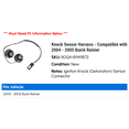 thumbnail image 2 of Knock Sensor Harness - Compatible with 2004 - 2005 Buick Rainier, 2 of 2