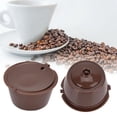 thumbnail image 3 of Slatcetga Reusable Refillable Coffee Capsule Pod Filter Cups Set With Spoon Brush (5 Coffee Capsules), 3 of 8