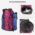 60L Waterproof Lightweight Hiking Backpack with Rain Cover,Outdoor