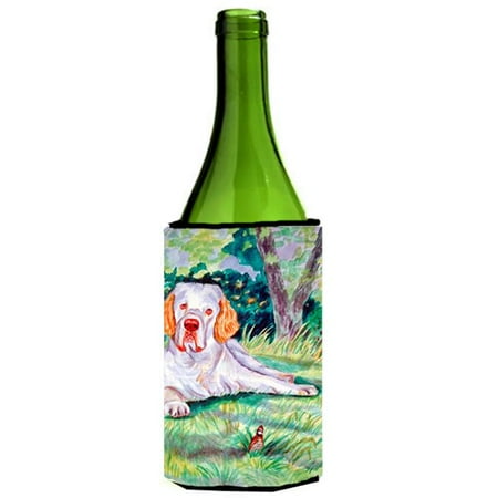 

Carolines Treasures 7113LITERK Clumber Spaniel Wine bottle sleeve Hugger - 24 oz.