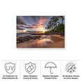 thumbnail image 3 of Pierre Leclerc 'Hawaiian Sunset Wonder' Outdoor Canvas, 3 of 3