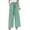 Green, variant on VISALY Palazzo Pants for Women, Palazzo, Casual Trousers Women's Plaid Wide Leg Culotte Pants Gingham High Elastic Waisted Cropped Palazzo Pants with Pockets, 1 Pack Pants for Women (Black, L)