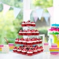 thumbnail image 3 of Soporte de exhibición de cupcakes Wmkox8yii acrílico cuadrado 4 capas, 3 of 8
