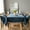 Blue, variant on Enova Home High Quality Tablecloth, Thick Rectangle Cotton and Linen Water Resistant Table Protector Cover for Dining Table Decoration (Light Grey) -  54" x 78"