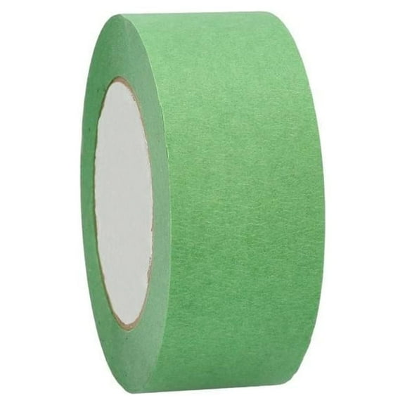 Shield Tape 6 Rolls - 5.7 Mil - Multipurpose Painters Masking Tape Withstands Paint Splashes, High Performance Acrylic Adhesive, Strong & Durable, 2" x 60 Yards, Green