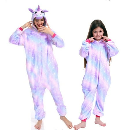 

CoCopeanut New Winter Women Men Unisex Adults Cartoon Onesie Animal Pajamas Unicorn Stitch Panda Panther Kigurumi Flannel Nightie Sleepwear