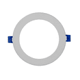 thumbnail image 3 of Nicor Lighting DLE621202KRDWH 982 Lumens LED Recessed Can Round Downlight - White, 3 of 12