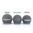 thumbnail image 2 of Microphone Grille Mesh Microphone Ball Head Replacement Microphone Cover For Shure SM58 PG58 BETA58A BETA87A Microphone Replacement Grille, 2 of 10