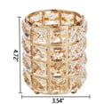 thumbnail image 3 of Crystal Makeup Brush Holder Organizer, Handcrafted Cosmetics Brushes Cup Storage Solution, 3 of 6