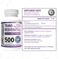 thumbnail image 4 of Suplemento MAAC10 Trans Resveratrol 500 mg con BioPerine 60 unidades, 4 of 9