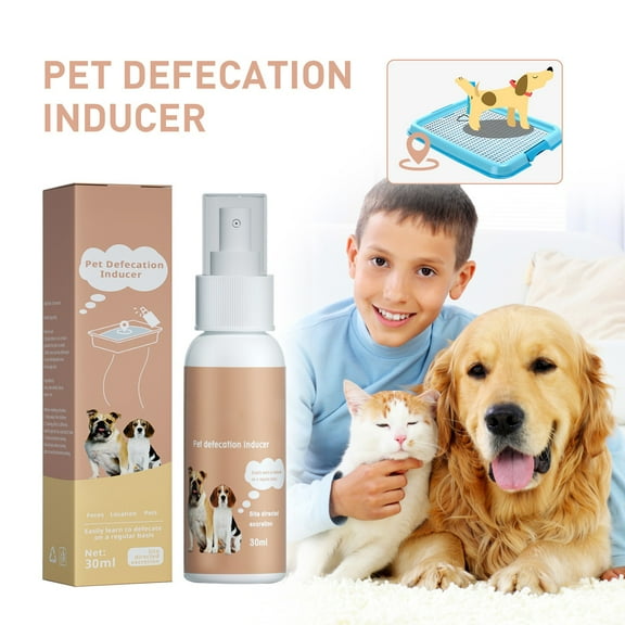 Pet Defecation Inducer Spray for Dogs and Puppies Training Aid for Indoor & Outdoor Use 30ml Bottle