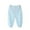 Light Blue, variant on Toddler Girls Pants Elastic Waist Pants Light Blue Boys Baseball Pants Spring Summer Trousers Long Pants Preppy Pants for Girls 2-3 Years