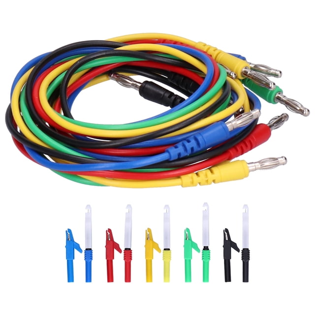 Kit de cable de prueba, conector banana Cable de prueba Cable de prueba eléctrica Cable de prueba eléctrica Probado y confiable NikouMX herramienta