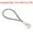 Grey, variant on Wristlet Bling Keychain Lanyard Crystal Wrist Keychain with Metal Clasp Champagne Color