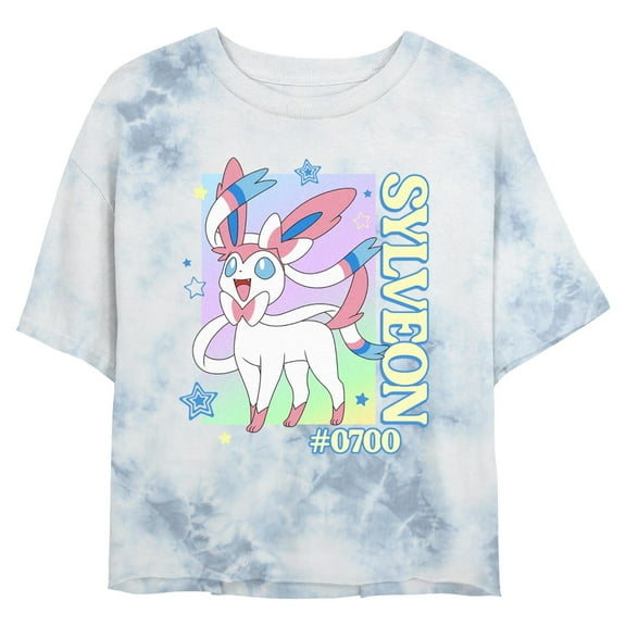 Junior's Pokemon Fairy Sylveon  Graphic T-Shirt