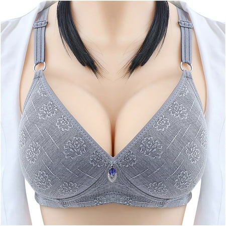 

Sehao Best Bras for Women Women s Bra Wire Free Underwear One-Piece Bra Everyday Underwear Polyester Push Up Bras for Women