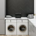 thumbnail image 3 of AuldHome Design Enamelware Laundry Powder Container (Black), Enamelware Detergent Bin w/ Scoop, 3 of 9