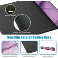thumbnail image 6 of Mouse Pad,Purple Marble Desk Mat for Desktop,Desk Pad with Non-Slip Base and Stitched Edge,Extended Mousepad for Office and Home 35.4X15.7 Inch, 6 of 7