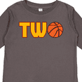thumbnail image 4 of Inktastic Basketball Second Birthday Boys or Girls Long Sleeve Toddler T-Shirt, 4 of 5