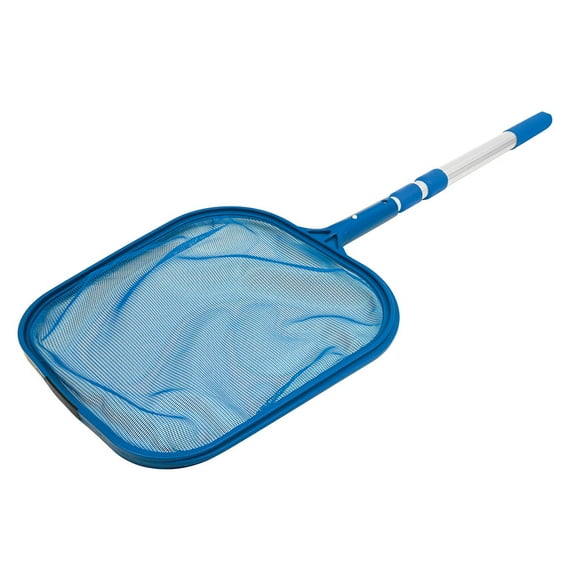 Poolstyle PS686BU Leaf Skimmer with 4-Feet Aluminium Pole