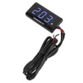 thumbnail image 1 of Medidor digital de temperatura del agua para motocicleta LCD ultrafino de 12 V CC con adaptador de sensor de 18 mm para la mayoría de las motocicletas Azul, 1 of 12