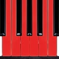 thumbnail image 1 of RUNROTOO 1 Set Plastic Piano Keytops for Key Protection with Piano Keyboard Stickers, 1 of 8