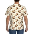 thumbnail image 2 of Rocae Sloth Yoga for Men's Moisture-Wicking Crew Tee - T-Shirt for Sports, Outdoor Activities, and Casual WearSmall, 2 of 9