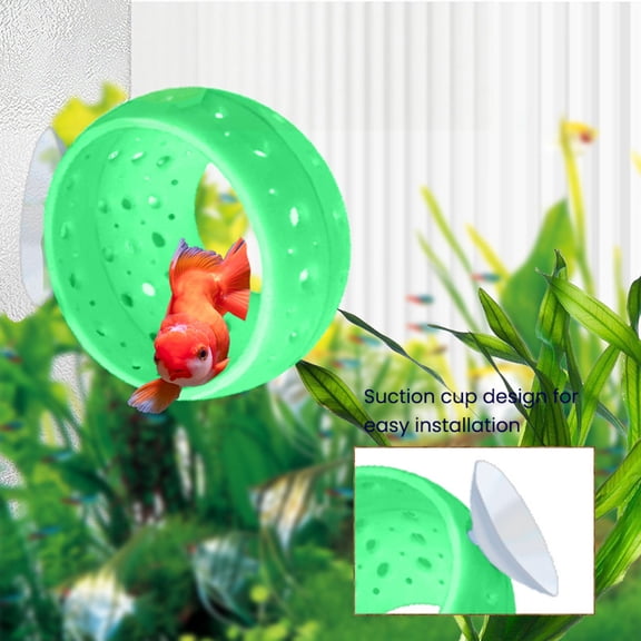 Aquarium Decorations Fish Tank Tunnel With Suction Cups for Underwater Scenery and Fish Play Hideout