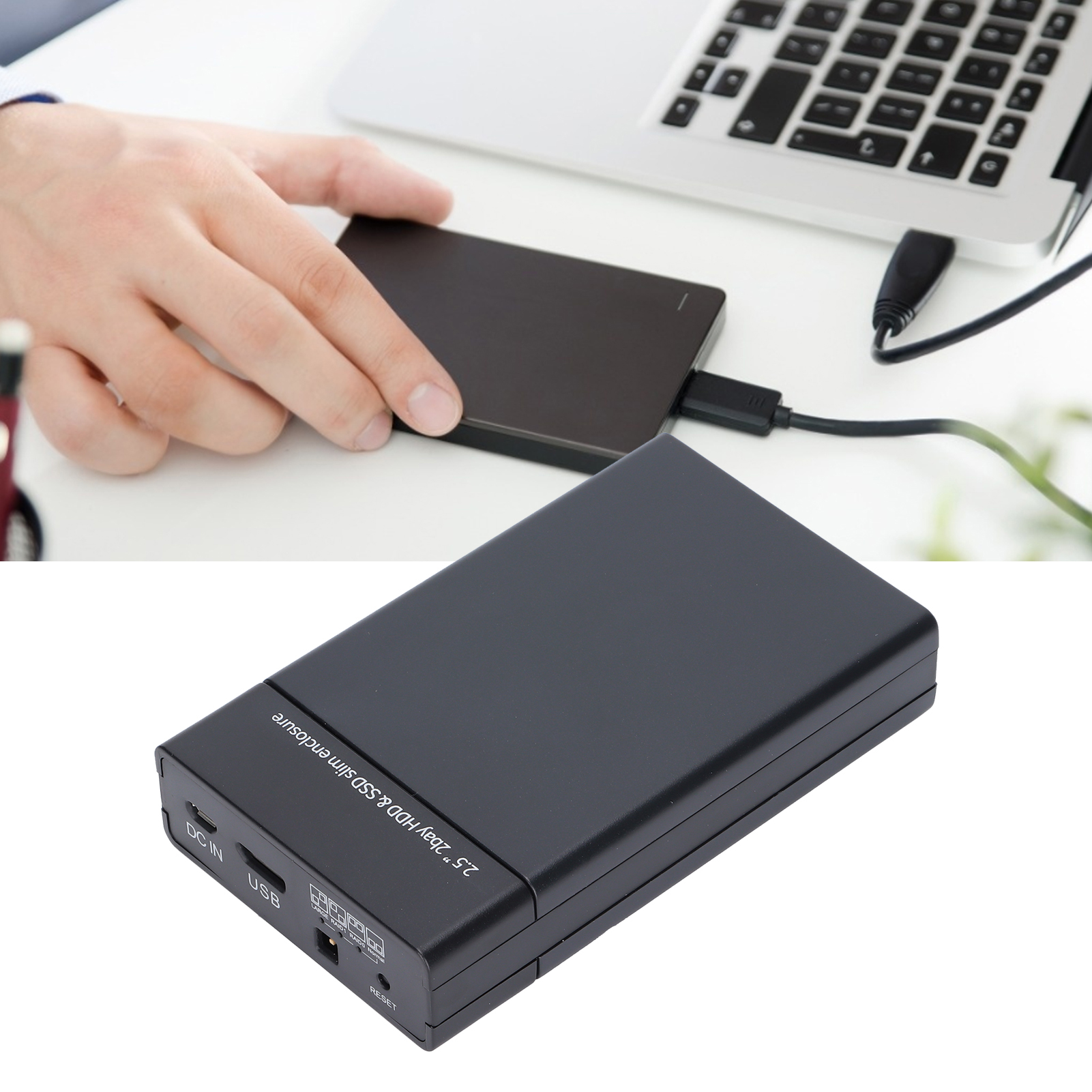 Fyydes MAIWO Hard Disk Box Type‑C Port K25682 2.5 Inch Portable Dual