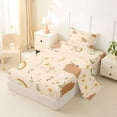 thumbnail image 2 of Erosebridal Cute Capybara Girl Kid Twin Sheet Sets, Flower Floral Bedding, 3-Piece, 2 of 5