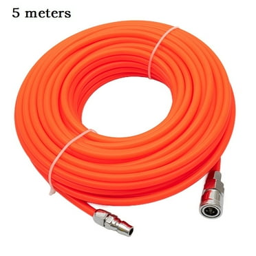 Pneumatic Straight Pipe Air Compressor Pump Hose 5*8mm Tube With Quick Connector
