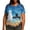 Z28-Multicolor-halloween shirts for women, variant on Qzwdhjm Halloween Shirt for Women Spooky Season Plus Size Tops Short Sleeve Witch Graphic Tees Crewneck Loose Casual Fall Party Tshirts