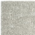 thumbnail image 5 of SAFAVIEH Joella Solid Plush Polyester Shag Area Rug, Ivory/Light Grey, 3' x 5', 5 of 6