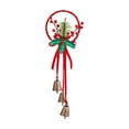 thumbnail image 2 of Christmas Ornaments Pendant Wrought Christmas Decor Fireplace Door Handles Xmas Hanging Ornaments Window Bells Xmas Pendants Iron, 2 of 6