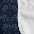 thumbnail image 4 of Indigo Microwave Oven Cover, Ocean Inspired Garden Botanic Floral Details Leaves Buds Image Print, Water Resistant Organizer with Pockets for Kitchen, 36" x 12", Dark Blue Violet Blue, by Ambesonne, 4 of 4