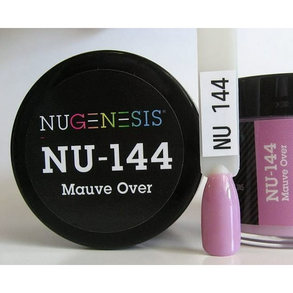 NUGENESIS Nail Color Dip Dipping Powder 1oz/jar - NU144 Mauve Over