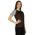 thumbnail image 2 of Inkmeso Womens Raglan Short Sleeve T-Shirt Regular Fit Casual Solid Basic Tee T-Shirts, 2 of 7