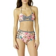 thumbnail image 5 of Juniors' Floral Print High-Waist Swim Bottom, 5 of 5