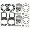 Niche 64mm Piston Gasket Ring Top End Kit for Yamaha Banshee 350 ATV MK1001084