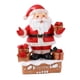 thumbnail image 1 of Estatua de Papá Noel, escultura de resina, regalo, artesanía, adorno, figura navideña coleccionable, decoración para estantería de sala de estar, 1 of 8