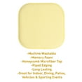 thumbnail image 6 of Honeycomb Memory Foam Chair Cushion Pad 16" x 16" Non-Slip Back 12 Pack Yellow, 6 of 7