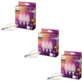 thumbnail image 1 of Philips LED B11 de 40 W, luz blanca cálida 2700 K, paquete de 9, regulable, 1 of 8