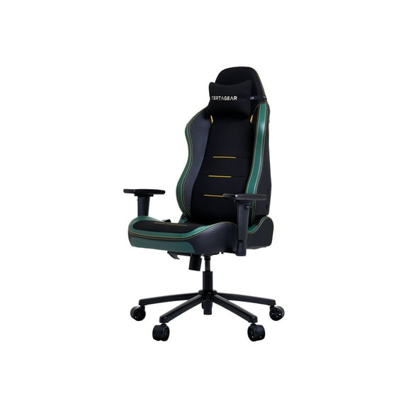 Vertagear SL3800 Ergonomic Gaming Chair featuring ContourMax Lumbar & VertaAir Seat systems - Midnight Green