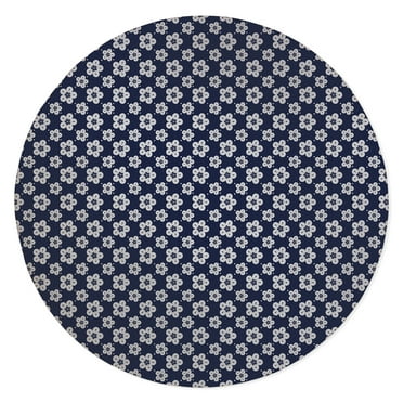 Budding Blue Area Rug by Kavka Designs