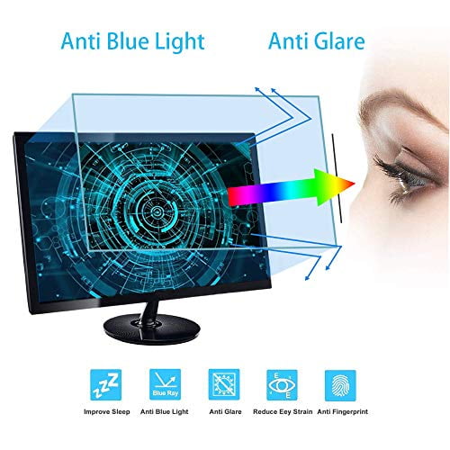 VIUAUAX 27" Eyes Protection Anti Blue Light Glare Protector fit 27 Inches Widescreen Screen (23.4"x13.2"). Reduces Digital Eye Strain Help You Sleep Better - Walmart.com