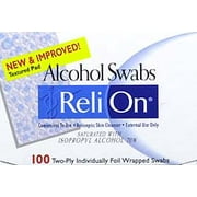 Relion Alcohol Swabs 100 Count Box