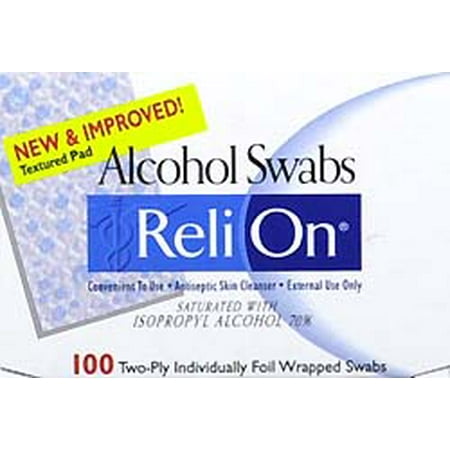 Relion Alcohol Swabs 100 Count Box