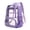 Purple, variant on Clear Backpack for School 360° Reflective Strips Clear Bookbag Transparent Backpack with Multiple Compartments See Through Bag for College Work Travel Security