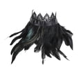 thumbnail image 2 of Envoltura de cuello gótico Salvador Pluma Artificial para cosplay, 2 of 10