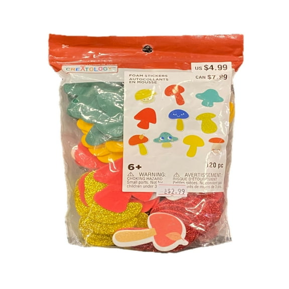 Creatology Mushroom Foam Stickers for Crafts